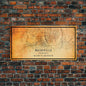 Nashville Map Print, Framed Canvas Wall Art, Tennessee Street Map Art, Davidson City Street Road Map Wall Decor