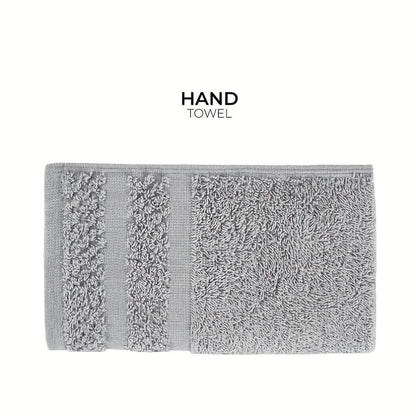 Gray Cotton Bath Towel Set (10–32 pcs)