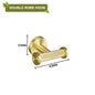DecorBites™ Brushed Gold Bathroom Accessories Set