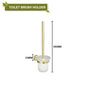 DecorBites™ Brushed Gold Bathroom Accessories Set